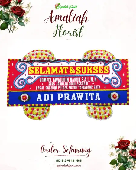 Papan Bunga Ucapan Selamat Ratu Jaya